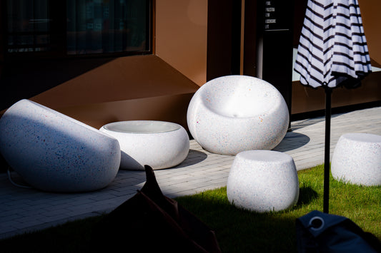 PLUST COLLECTION EXPLORES THE PLASTIC POSSIBILITIES OF THE MATERIAL